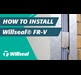 Willseal FR-V install